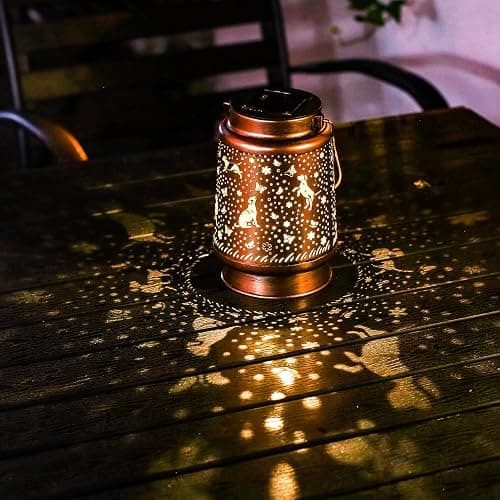 Dog Solar Lanterns Outdoor Waterproof Hanging Solar Lights Dog Gifts for Women Men Metal Decorative LED Lanterns for Yard, Patio, Lawn, Tabletop, Pathway, Landscape, Garden Decor, Dog Lovers Gifts thumbnail 9