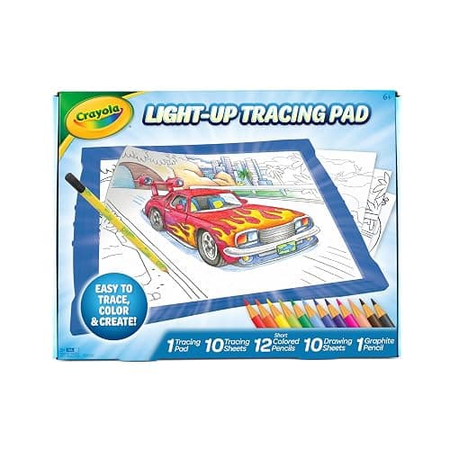 Crayola Light Up Tracing Pad - Blue, Drawing & Tracing Projector for Kids, Holiday & Christmas Gifts for Girls & Boys, Sketching Light Box Table, Toys for Kids, Ages 6+ thumbnail 2
