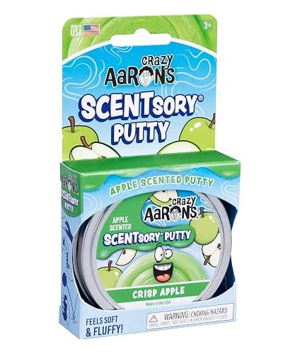 Crazy Aaron’s SCENTsory® Thinking Putty® Bundle - Crisp Apple and Very Cherry - Made in USA thumbnail 7