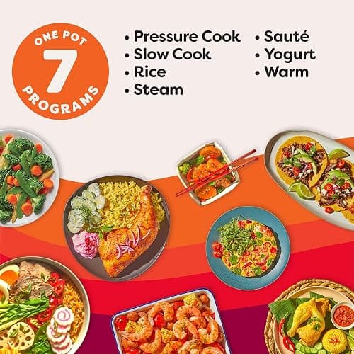 Instant Pot 4QT RIO Mini 7-in-1 Multi-Cooker, Pressure Cooker, Slow cook, Sauté, Steam, Rice Maker, Yogurt, & Warmer, Rosewater, 4 Quarts thumbnail 4