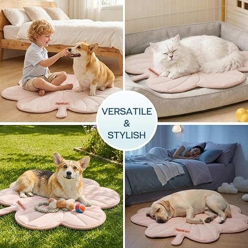 Vagascape Dog Cooling Mat, Washable Pet Cooling Mat, 35" x 33" Thick & Durable Large Cooling Mat for Dogs, Portable Foldable Premium Cooling Pad for Indoor, Outdoor, Travel, Camping, Patio and Beach thumbnail 5
