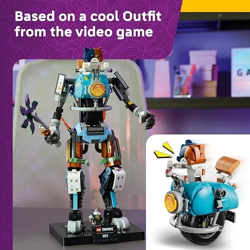 LEGO Fortnite KIT - Building Toy for Boys & Girls, Ages 12+ - Fortnite Toy for Kids - Mech Action Figure with Posable Arms - Bedroom Decor for Fans - Gift for Kids - 77081 thumbnail 3