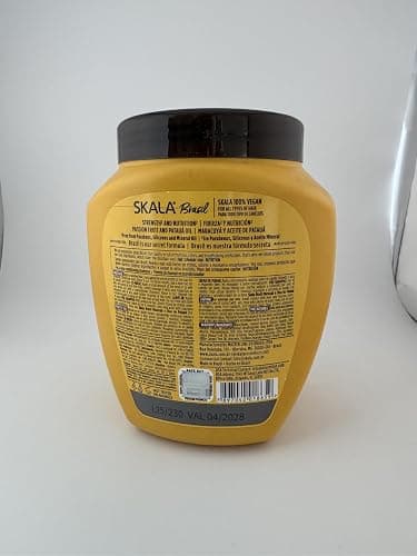 SKALA - Brasil - Creme de Tratamento 2 em 1 Maracuja e Oleo De Pataua 1 Kg - (Passion Fruit & Pataua Oil 2 in 1 Treatment Cream Net 35.27 Oz) thumbnail 4