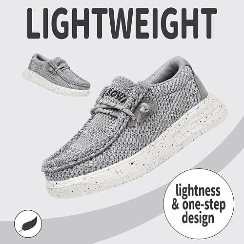 Apakowa Kids Boys Girls Loafers Slip-On Casual Walking Shoes Comfortable & Lightweight (Toddler/Little Kid/Big Kid) thumbnail 7