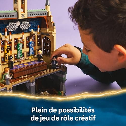 LEGO Harry Potter Le château de Poudlard : Le Club de Duel - Jeu de Construction avec 4 minifigurines Collector Dont Malefoy, Lockhart & Rogue - Jeu de rôle pour garçons et Filles dès 8 Ans 76441 thumbnail 7