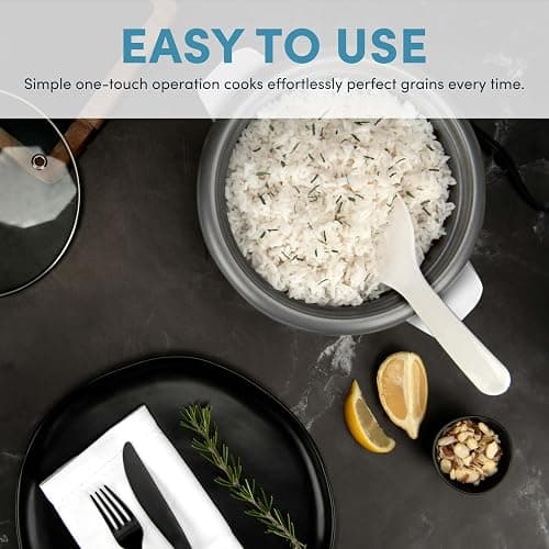 AROMA® Rice Cooker, 3-Cup (Uncooked) / 6-Cup (Cooked), Small Rice Cooker, Oatmeal Cooker, Soup Maker, Auto Keep Warm, 1.5 Qt, White, ARC-363NG thumbnail 5