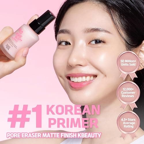 TOUCH IN SOL No Poreblem Primer – Pore Primer for Korean Makeup, Mattifying Primer for Oily Skin, Pore Eraser for Large Pores, Blurring Finish from K Beauty (1.01 fl.oz/30ml) thumbnail 2