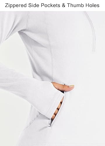 Willit Women's Fleece Running Jacket Pullover Thermal Equestrian Shirt Golf Shirt Long Sleeve Half Zip Exercise Winter Gear thumbnail 4