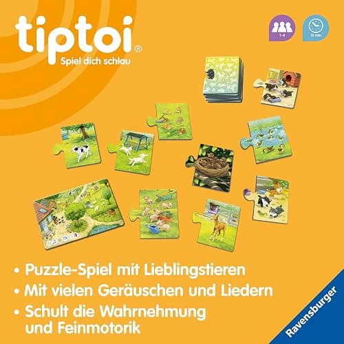 Ravensburger tiptoi 00108 - Alle Meine Tierkinder - Lernspiel ab 2 Jahre - tiptoi Spiel ab 2 - Geburtstagsgeschenke thumbnail 6