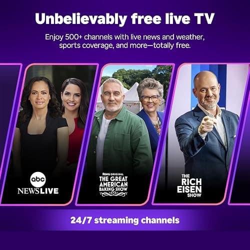 Roku Smart TV 2025 – 32-Inch Select Series, 1080p Full HD TV – Roku TV with Voice Remote – Flat Screen LED Television with Wi-Fi for Streaming Live Local News, Sports, Family Entertainment thumbnail 5