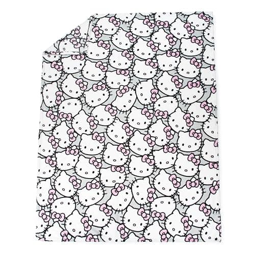 Jay Franco Hello Kitty Throw Blanket with Playhouse Gift Box - Plush Throw Measures 46 x 60 Inches - Super Soft Special Edition Fleece Bedding thumbnail 5