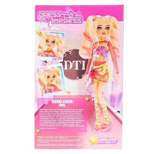 Dress To Impress — Bubblegum Gal Fashion Doll — Series 1 Wave 1 thumbnail 3