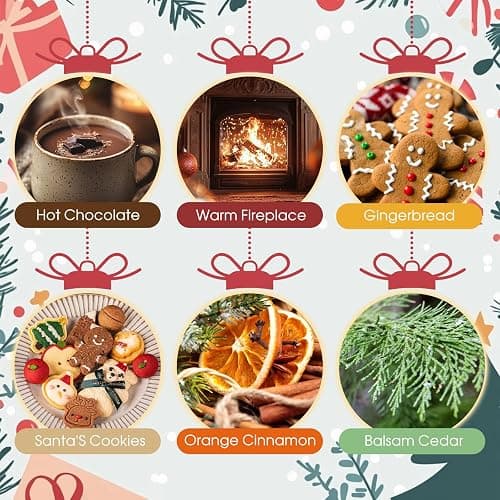 SCENTORINI Wax Melts, Christmas Wax Cubes Strong Scent 12 Scents, Scented Wax Melts, Long Lasting Soy Wax Melts for Warmer, Home Christmas Decoration thumbnail 3