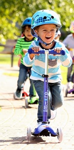 Micro Kickboard Mini 3-Wheel Toddler Scooter, Ages 2-5, Up to 110lbs | Lean-to-Steer Design, Adjustable T-Bar Grows with Your Child, Smooth-Ride PU Wheels, Rear Brake, Swiss-Engineered thumbnail 2