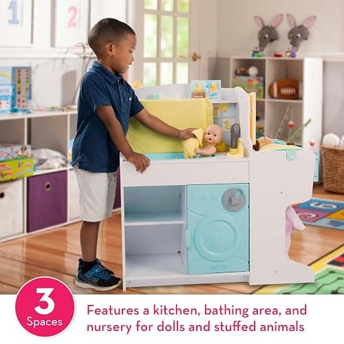 Melissa & Doug Mine to Love Baby Care Activity Center for Dolls - Kitchen, Nursery, Bathing-Changing thumbnail 3