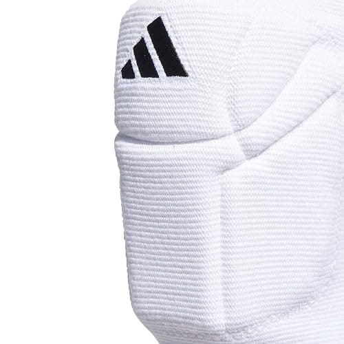 adidas Unisex-Adult Elite Volleyball Kneepads, White/Black, Large thumbnail 3