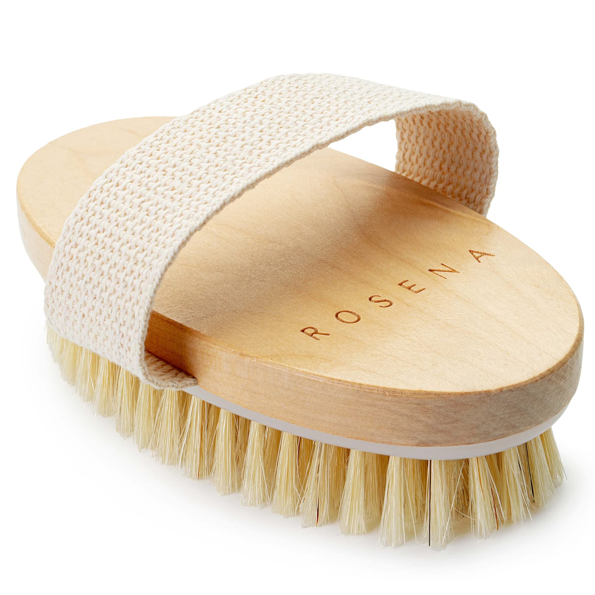 Dry Brushing Body Brush - Best for Exfoliating Dry Skin, Lymphatic Drainage and Cellulite Treatment - Organic Spa Exfoliator and Massage Scrub Brush with Natural Boar Bristles (Oval) thumbnail 2