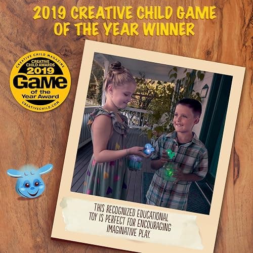 Toysmith Chasing Fireflies Kids Game - The Game of Shine & Seek - Interactive Games for Kids - Indoor & Outdoor Game - for Ages 3+, Blue,Green thumbnail 4