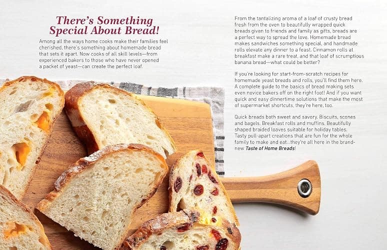 Taste of Home Breads: 100 Recipes for Oven-Fresh Loaves, Rolls, Biscuits, and More - Spiral-Bound, Baking for All Skill Levels (Taste of Home Baking) thumbnail 4