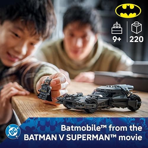 LEGO DC Batman: Batman v Superman Batmobile 76331 | Building Toys for Boys & Girls, Ages 9+, Super Hero Toy for Kids, Armored Batman Minifigure, 220 Pieces, Gift for Birthdays thumbnail 2