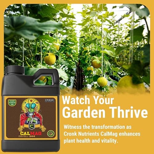 Cronk Nutrients CalMag 2-0-0 - Calcium, Magnesium and Iron Plant Fertilizer – Compatible with Soil, Soilless and Hydroponic Garden – Correct Common Deficiencies for Indoor & Outdoor Plants, 1L thumbnail 2