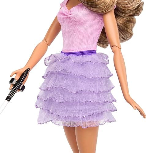 Barbie Fashionistas Doll #228, Blind Barbie Doll Wearing Pink Top and Ruffled Skirt with Cane and Sunglasses in Partnership with the American Foundation for the Blind thumbnail 4