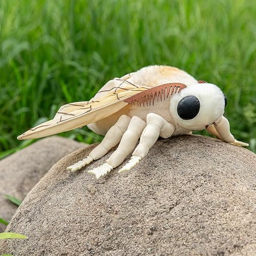 ZHONGXIN MADE Silk Moth Plush Toy - Lifelike Silk Moth Stuffed Animals 11in, Realistic Soft Big Wings Moth Toys, Simulation Butterfly Plushie Model Toy, Unique Plush Collection for Kids thumbnail 6