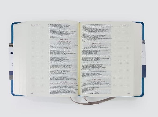 Biblia Católica de apuntes, Tapa dura/tela, Azul, Comfort Print (Spanish Edition) thumbnail 11