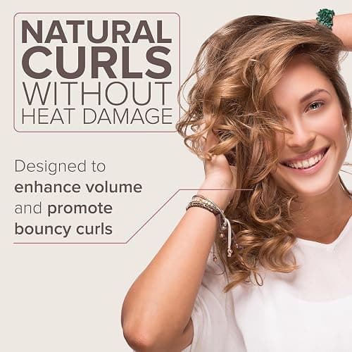 Heatless Curlers Set For Effortless Curls & Waves (5pc Set) NYK1 Satin Hair Curlers No Heat For Overnight Heatless Curls - 40" Curling Rods For Comfortable Easy Styling For All Hair Types And Lengths thumbnail 2