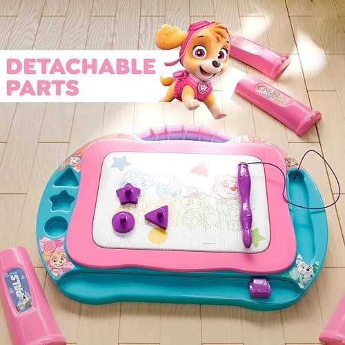 Lollipop Paw Patrol Magnetic Drawing Board - Limitless Creativity with Easy Erasing - Mess-Free Fun, Smart Storage, and Kid-Friendly Design for Creative Adventures - Pink Color thumbnail 8