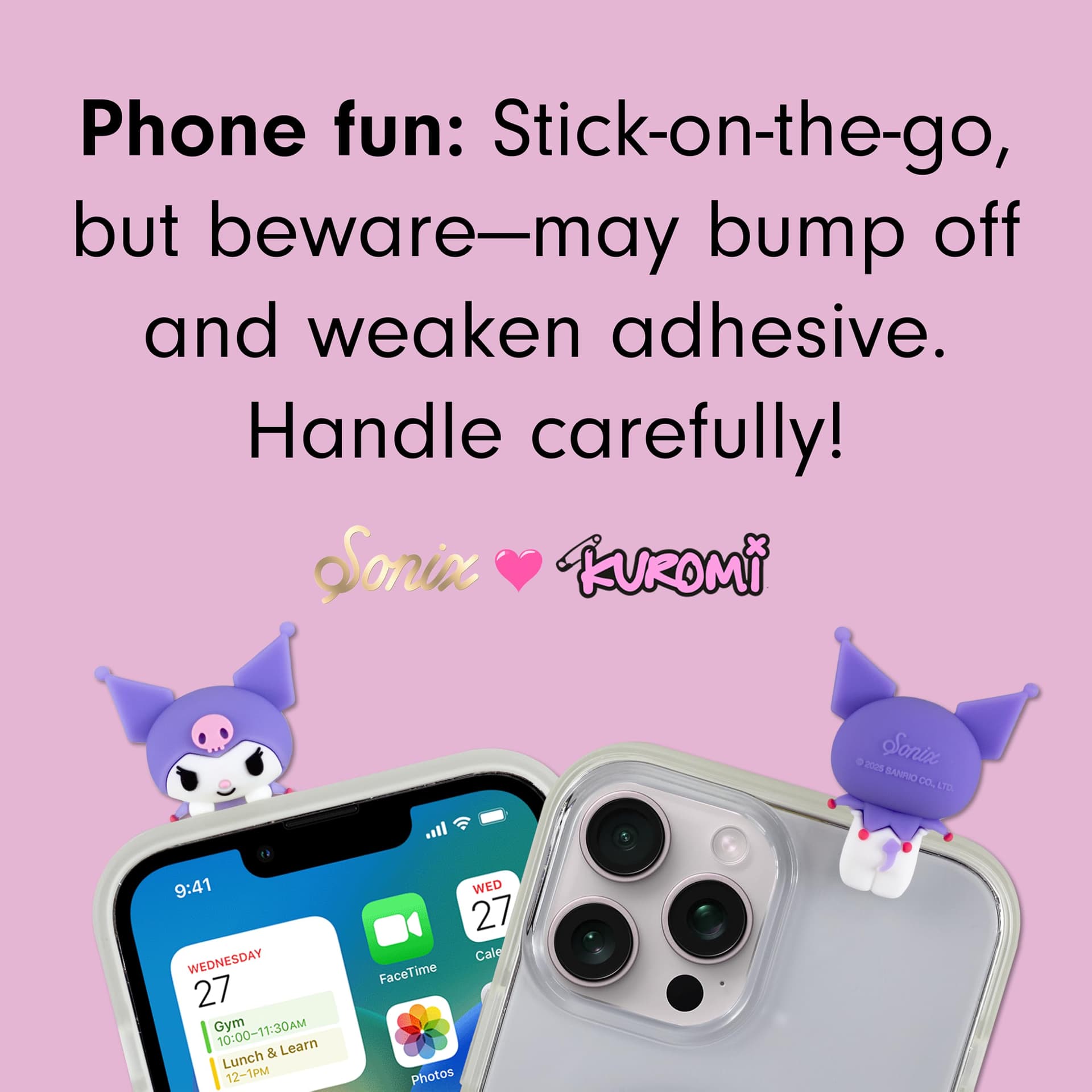 Sonix x Sanrio Hello Kitty & Friends Peekers - Pastel Series Blind Box - Adhesive Decorative Mini Figures - Includes Hello Kitty, My Melody, Kuromi, Little Twin Stars, or Mystery Character thumbnail 4