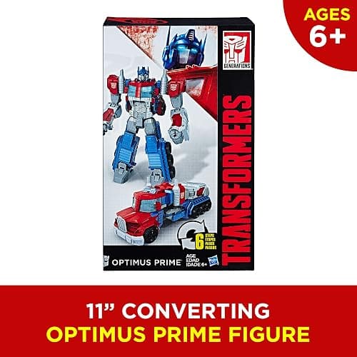 Transformers Toys Heroic Optimus Prime Action Figure - Timeless Large-Scale Figure, Changes into Toy Truck - Toys for Kids 6 and Up, 11-inch (Amazon Exclusive) thumbnail 5