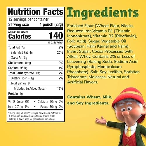 Keebler On-The-Go Fudge Stripes Cookies, 12 Count (Pack of 1) thumbnail 7