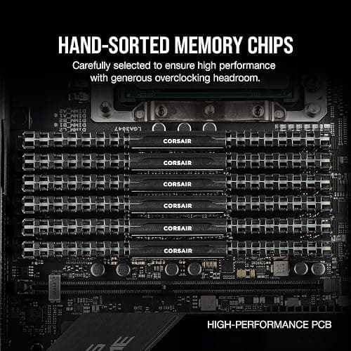 CORSAIR Vengeance LPX DDR4 RAM 32GB (2x16GB) 3200MHz CL16-20-20-38 1.35V Intel AMD Desktop Computer Memory - Black (CMK32GX4M2E3200C16) thumbnail 3