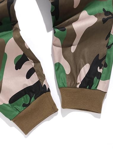 Men Techwear Cargo Joggers Flap Pocket Elastic Drawstring Waist Pants thumbnail 8