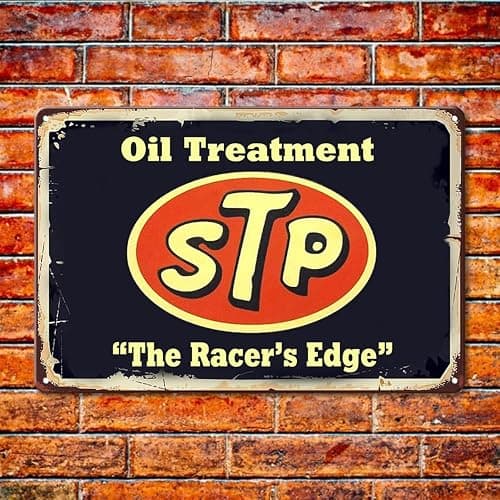 Vintage Metal Tin Signs Retro Garage Signs For Men Wall Decorations Old Car Shop Posters Oil And Gas Station Sign Man Cave Decor 5 Pces 8×12 Inch thumbnail 4