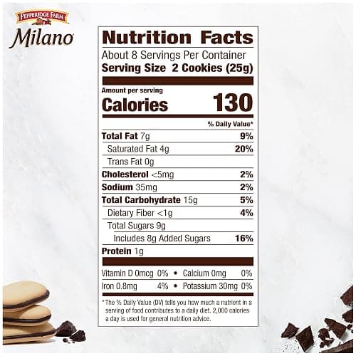 Pepperidge Farm Milano Cookies, Raspberry Chocolate, 7 oz. Bag thumbnail 2