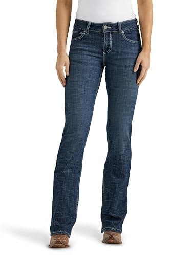 Wrangler Women's Western Mid Rise Stretch Boot Cut Jean - Image 1