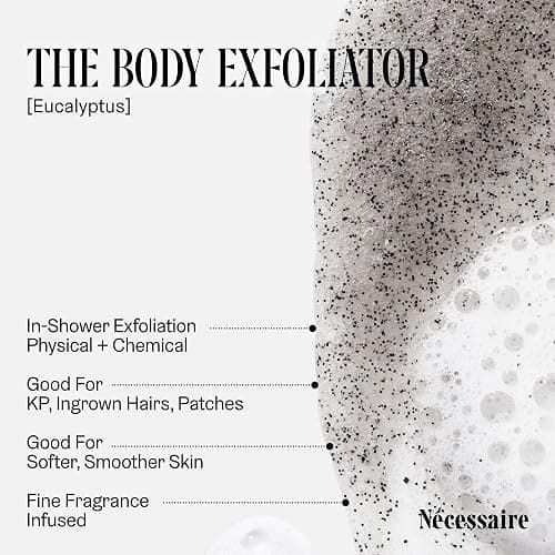 Nécessaire The Body Exfoliator. Eucalyptus. AHA/BHA/PHA. Resurface Skin. Smooth KP and Rough Patches. Hypoallergenic. Dermatologist-Tested. 180 ml / 6.1 fl oz thumbnail 4