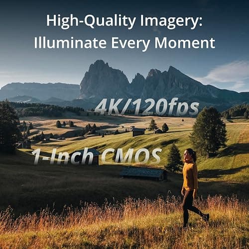 DJI Osmo Pocket 3, Vlogging Cameras with 1'' CMOS & 4K/120fps Vlog Camera, 3-Axis Stabilization, Fast Focusing, Face/Object Tracking, Digital Vlogging Camera for YouTube thumbnail 2
