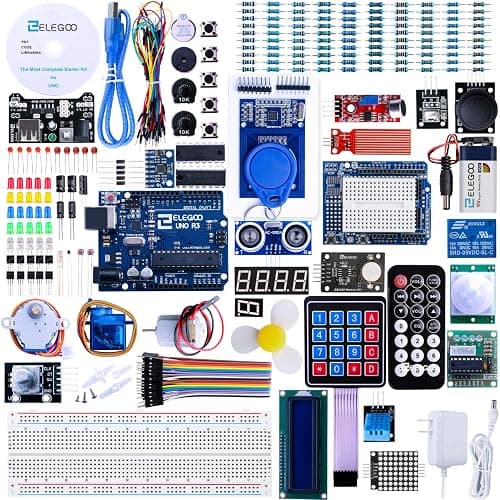 ELEGOO UNO R3 Project Most Complete Starter Kit with Tutorial Compatible with Arduino IDE (200+ Components) - Image 1