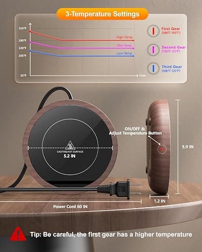 SWEETFULL Coffee Mug Warmer thumbnail 3