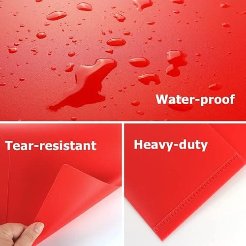 Tamaki Plastic File Folders with Pockets, 3 Hole, Multicolor, 8 Pack | Durable Heavy Duty Colored Folders for School for School Office thumbnail 5