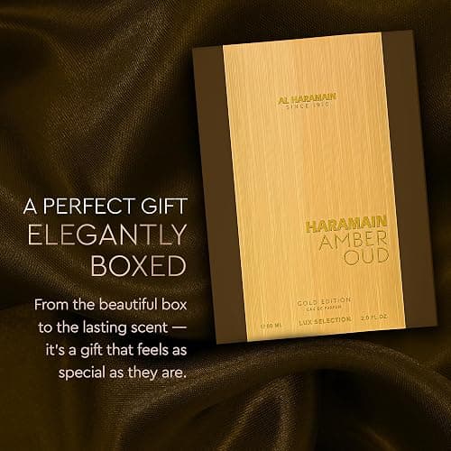 Al Haramain Amber Oud Gold Edition Eau De Parfum Spray 60ml + ATOMIZER – Unisex Perfume Arabian Perfumes for Women & Men – Long-Lasting Sweet Fragrance Arabic Cologne – Men & Women's Gift (2 oz.) thumbnail 7