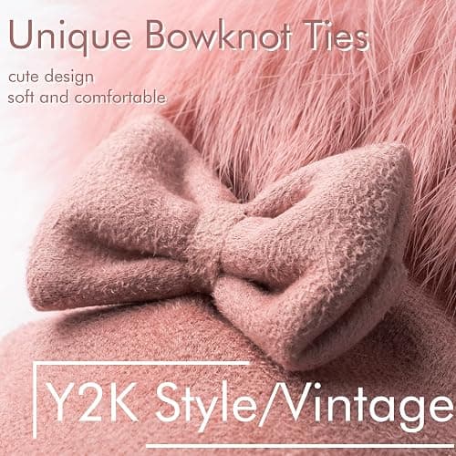 Vagasi Women Touch Screen Gloves, Fleece Lined Winter Gloves for Ladies, Thermal Suede Gloves Fur Cuff for Girls Gifts thumbnail 4