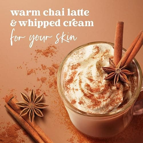 Dove Exfoliating Body Scrub – Spiced Chai Latte, Deeply Nourishing Exfoliant with ¼ Moisturizing Cream, 10.5 oz thumbnail 8