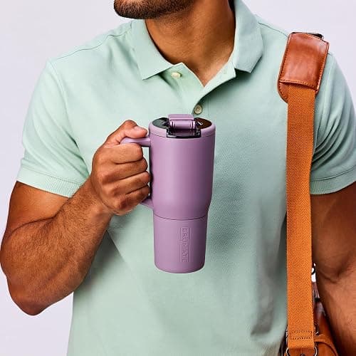 BrüMate Müv - 25oz 100% Leak Proof Insulated Coffee Mug with Handle & Lid - Stainless Steel Coffee Travel Mug - Double Walled Coffee Cup (Sage) thumbnail 2