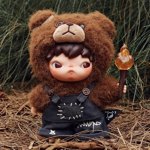 POP MART Hirono Living Wild-Fight for Joy Plush Doll, Articulated Character Premium Design Gifts for Women Fan-Favorite Collectible Toy Art Toy Action Figure thumbnail 4