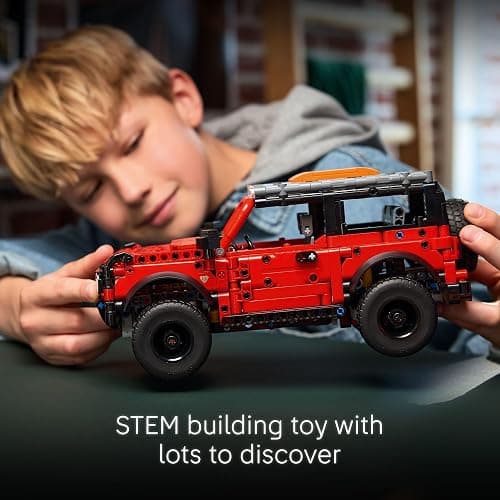 LEGO Technic Ford Bronco Kids Toy Car - Building Toy for Boys and Girls, Ages 10+ - Car Toy and Model Kit - Makes a Cool Birthday Gift for Kids - Authentic Ford Bronco Trim & Details - 42213 thumbnail 2