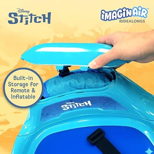 ImaginAir 6V Stitch Toys Kids Bumper Car - Kids Electric Ride On Car, Toddler Toy, Auto-Inflated, Parent Remote Control, 360° Spins, LED Lights, 1MPH Speed, Max Weight of 66lbs, Age 1.5-4yrs thumbnail 5